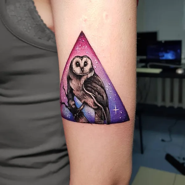 Акварель tattoo by Елена Сташкина in Екатеринбург