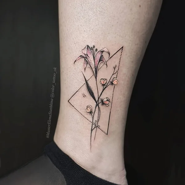 Акварель tattoo by Елена Сташкина in Екатеринбург