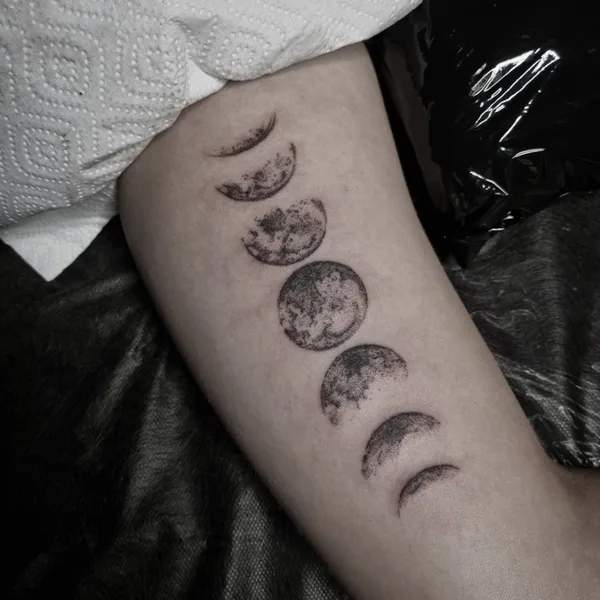 Graphic tattoo by Roxy Tattoo in Воронеж