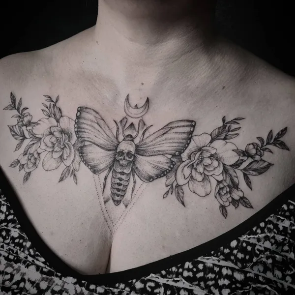 Graphic tattoo by Roxy Tattoo in Воронеж
