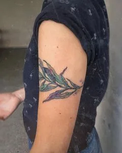 color botanic Tatuaggio su forearm #49620 | Tatuatore Дарья Голявина