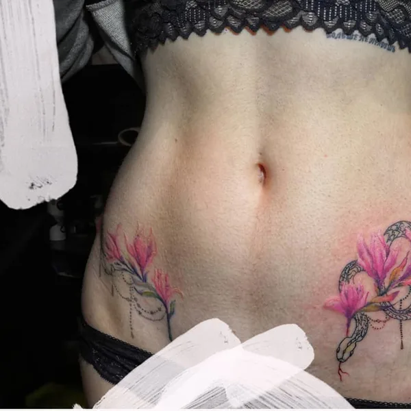 Fine Line tattoo by Дарья Голявина in Воронеж