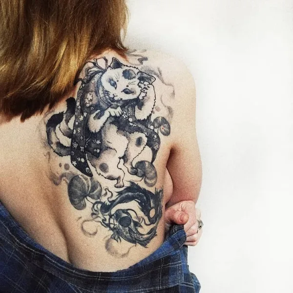 Fine Line tattoo by Дарья Голявина in Воронеж