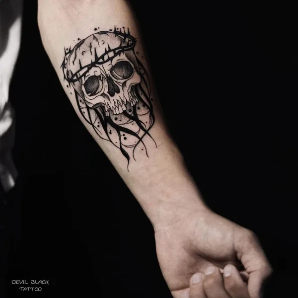 Graphic tattoo by Валентина Городецкая in Воронеж