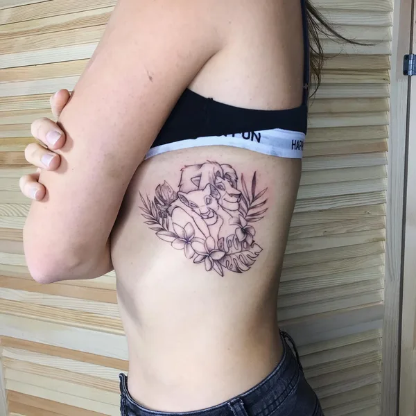 Fine Line tattoo by Даша Черникова in Воронеж