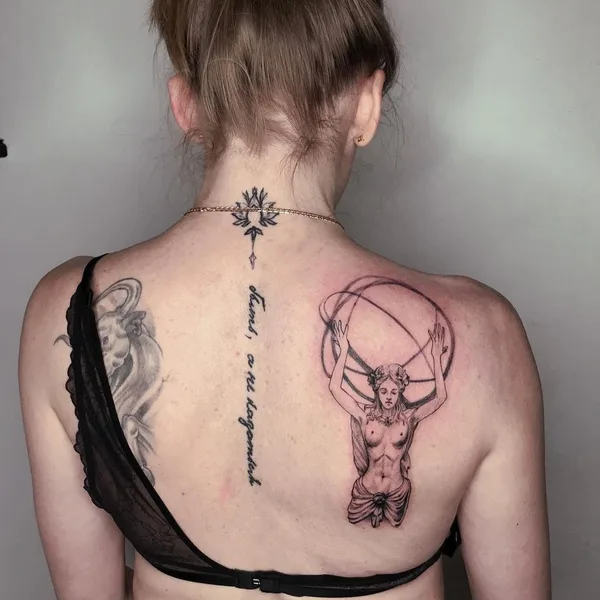 Fine Line tattoo by Даша Черникова in Воронеж