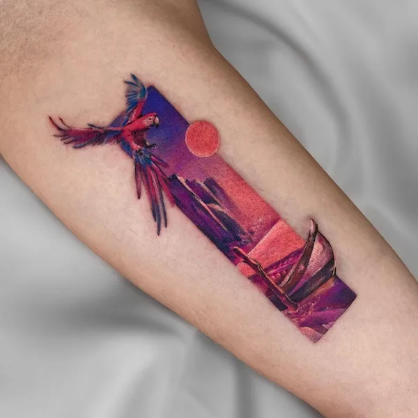 Реализм tattoo by Александра Горбунова  in Екатеринбург
