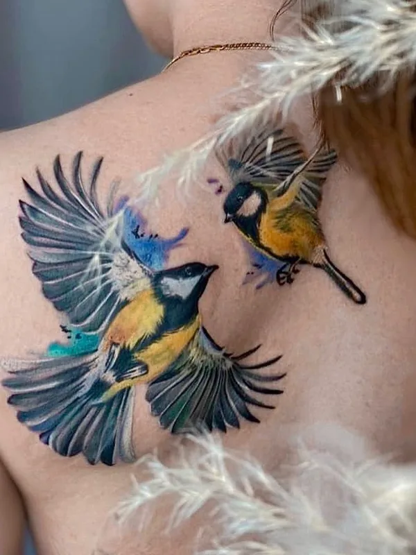 color realism tatouage sur shoulder blade #49667 | Artiste tatoueur Александра Горбунова