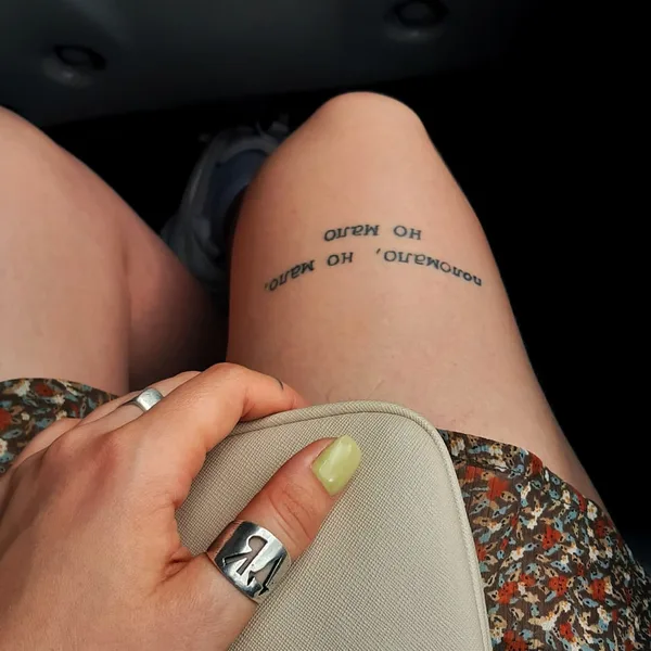 Lettering tattoo by Виктория  in Воронеж