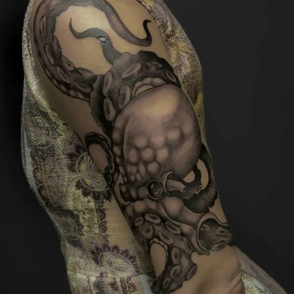 Horror tattoo by Владимир GLOK in Воронеж