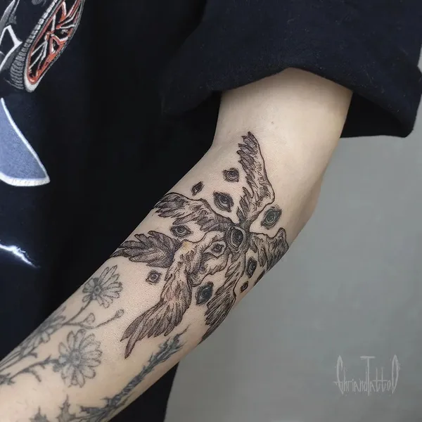 Anime tattoo by Ghriand Tattoo in Воронеж