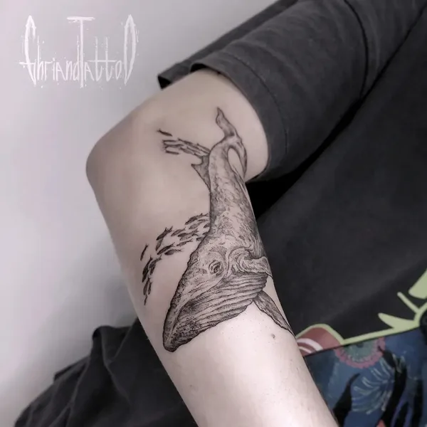 Anime tattoo by Ghriand Tattoo in Воронеж