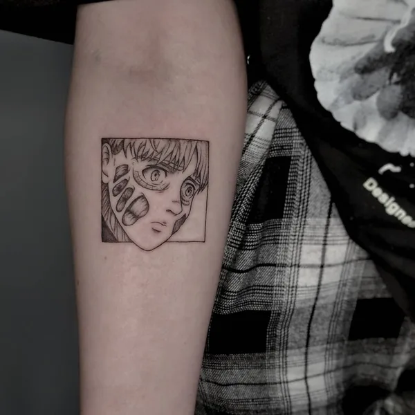 Anime tattoo by Ghriand Tattoo in Воронеж