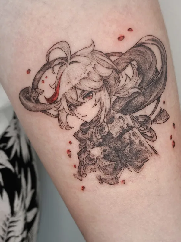 black and grey anime tatuaje en forearm #49732 | Tatuador GrianDhearg Tattoo
