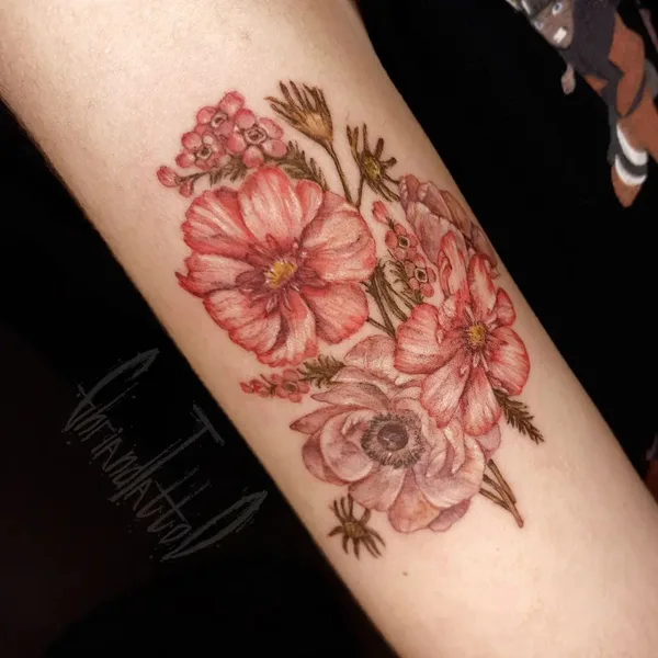 Anime tattoo by Ghriand Tattoo in Воронеж