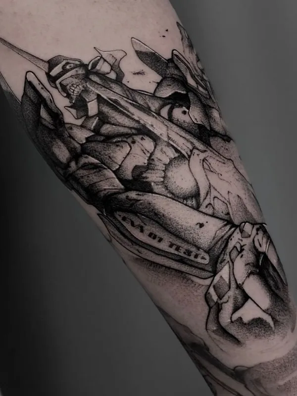 black and grey black and grey татуировка на forearm #49741 | Тату мастер Антон Федотов