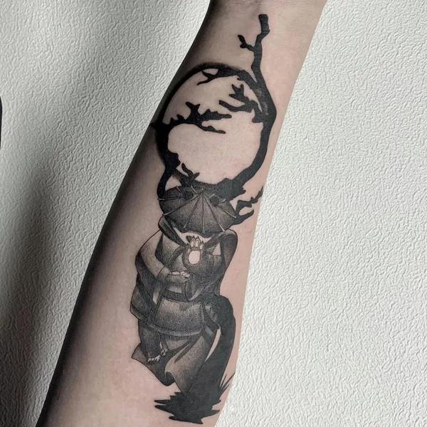 Graphic tattoo by Максим Чадин in Челябинск