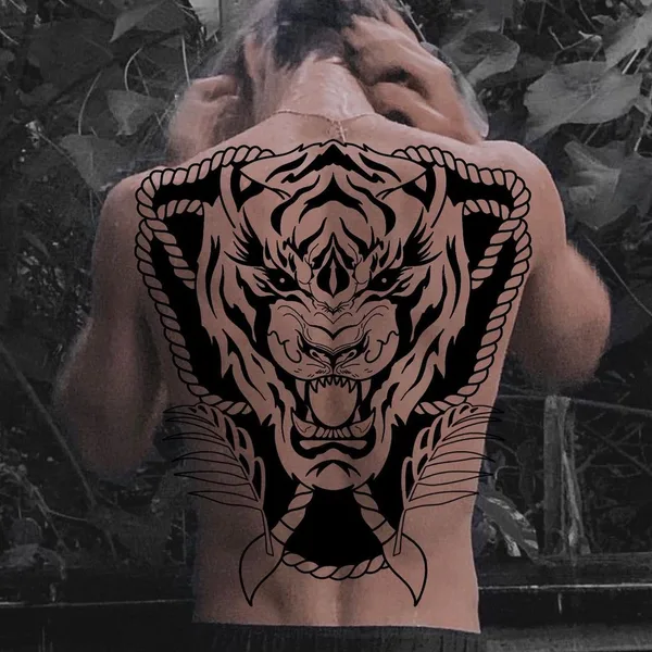 Graphic tattoo by Максим Чадин in Челябинск