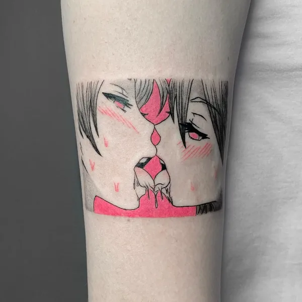 Graphic tattoo by Максим Чадин in Челябинск
