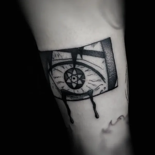 Graphic tattoo by Станислав @andron_tatt in Челябинск