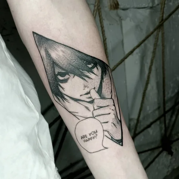 Graphic tattoo by Станислав @andron_tatt in Челябинск