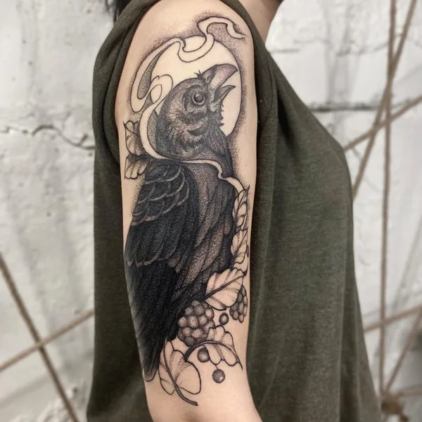 Graphic tattoo by Станислав @andron_tatt in Челябинск