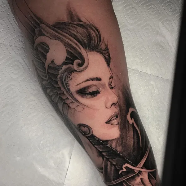 Neo Traditional tattoo by Олег Куценко in Челябинск