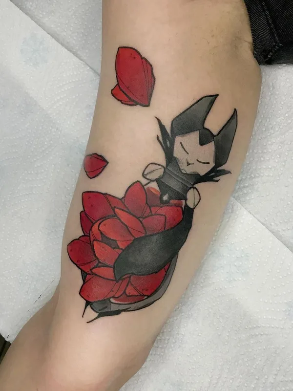 color illustrative Tatuaggio su forearm #52877 | Tatuatore Олег Куценко