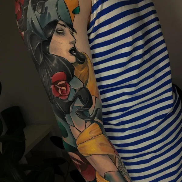 Neo Traditional tattoo by Олег Куценко in Челябинск