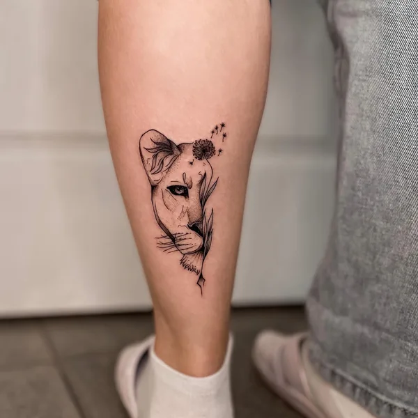 Fine Line tattoo by Лера Шибакова in Челябинск