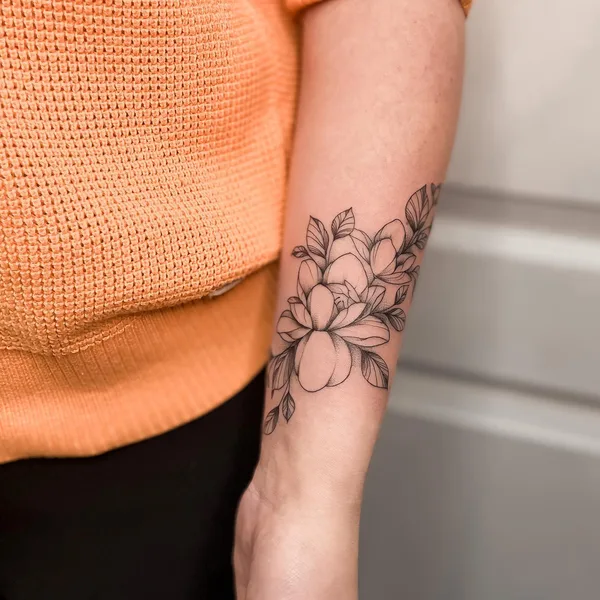 Fine Line tattoo by Лера Шибакова in Челябинск