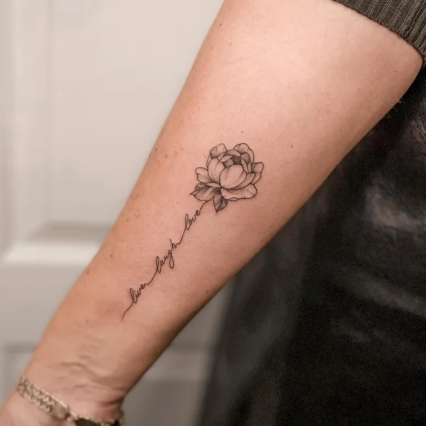 Fine Line tattoo by Лера Шибакова in Челябинск