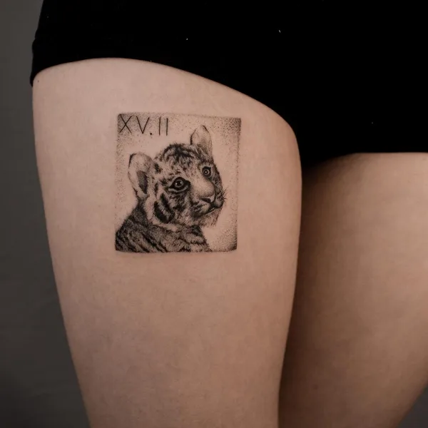 Graphic tattoo by Павел Верцебовский in Челябинск