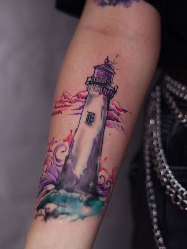 color watercolor татуировка на forearm #39167 | Тату мастер Rita Ri.tatt
