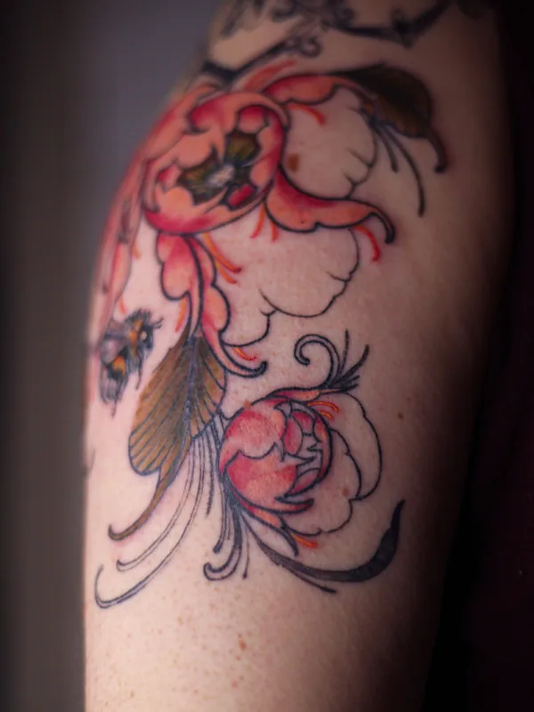 color botanic татуировка на upper arm #39164 | Тату мастер Rita Ri.tatt