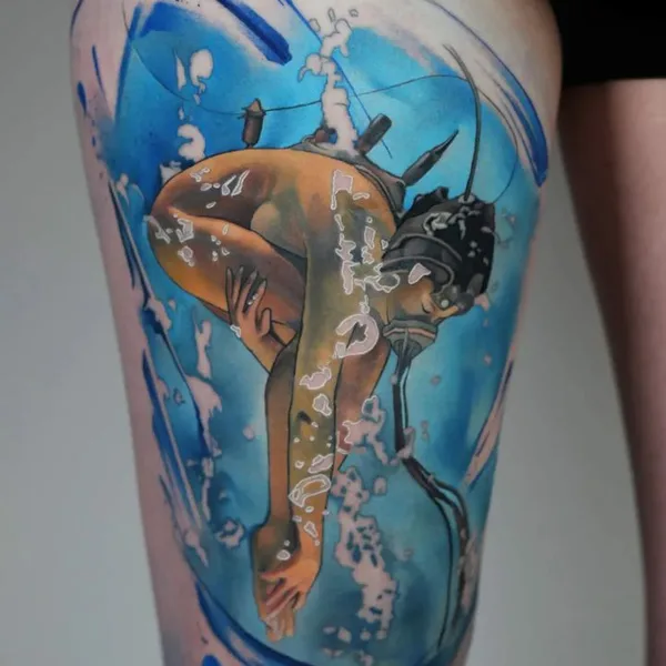 Neo Traditional tattoo by Róbert Bunda in Budapest