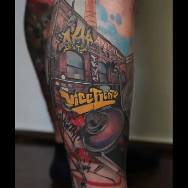 Neo Traditional tattoo by Róbert Bunda in Budapest