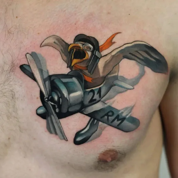 Neo Traditional tattoo by Róbert Bunda in Budapest