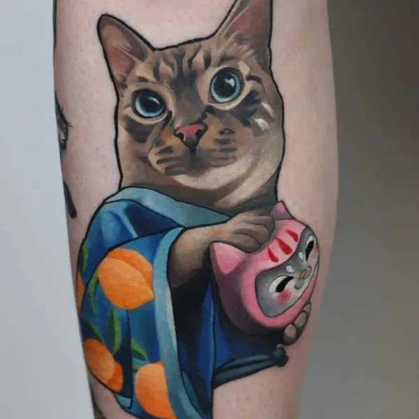 Neo Traditional tattoo by Róbert Bunda in Budapest