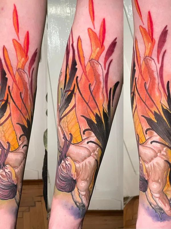 color illustrative tatuaje en forearm #67600 | Tatuador Szabolcs Oravecz