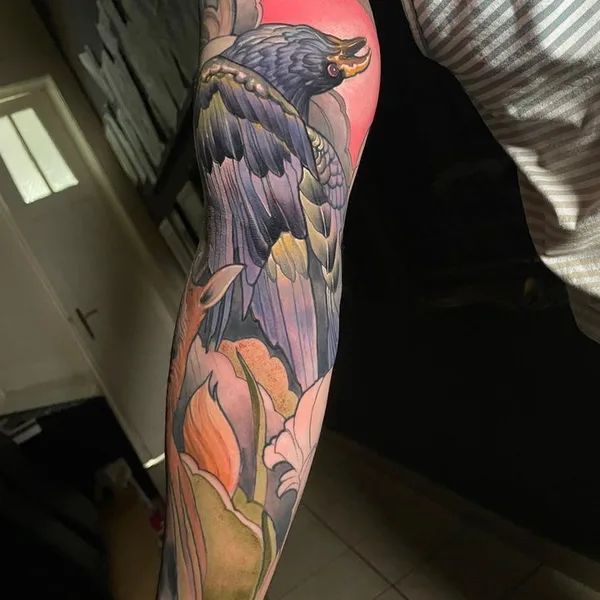 Neo Traditional tattoo by Szabolcs Oravecz in Budapest