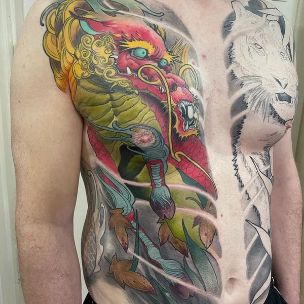 Neo Traditional tattoo by Szabolcs Oravecz in Budapest