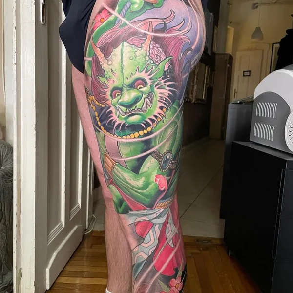 Neo Traditional tattoo by Szabolcs Oravecz in Budapest