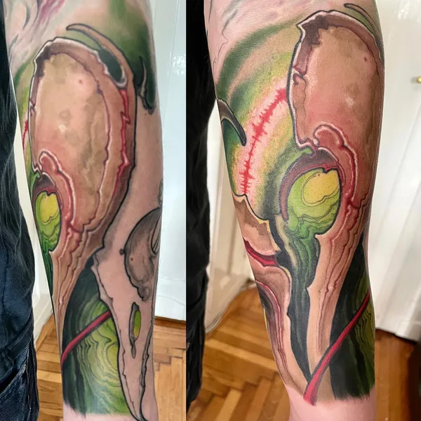Neo Traditional tattoo by Szabolcs Oravecz in Budapest