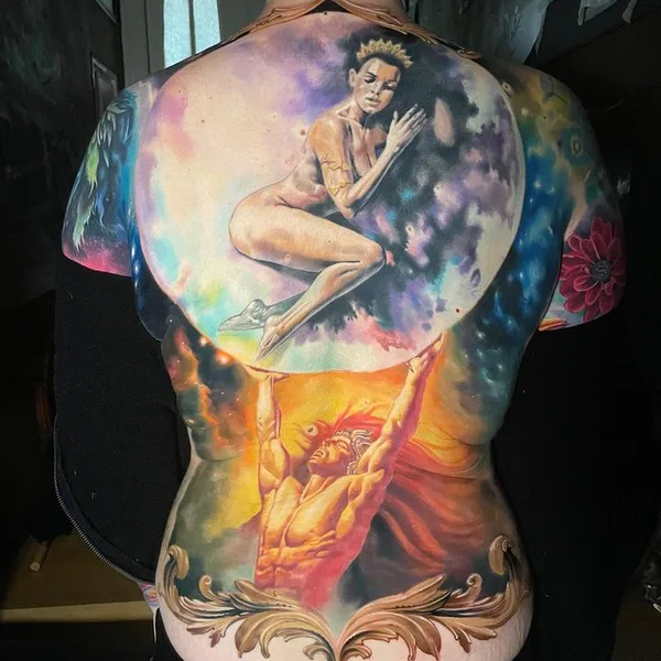 Neo Traditional tattoo by Szabolcs Oravecz in Budapest