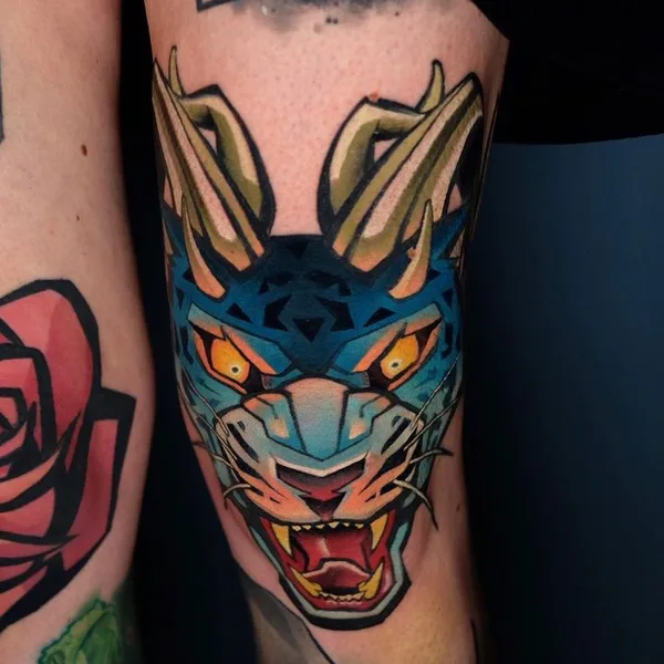 Neo Traditional tattoo by csiga in Budapest
