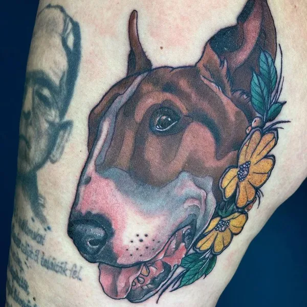Old School tattoo by Sandor Haraszti in Budapest