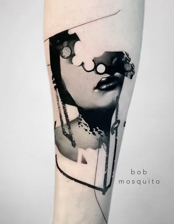 female black and grey black and grey tatuaje en forearm #67638 | Tatuador Mosquito Bob