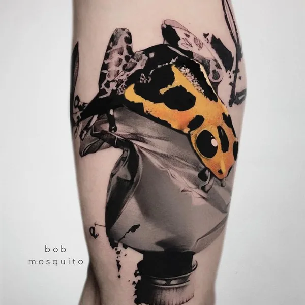 avant-garde tattoo by Mosquito Bob in Pécs