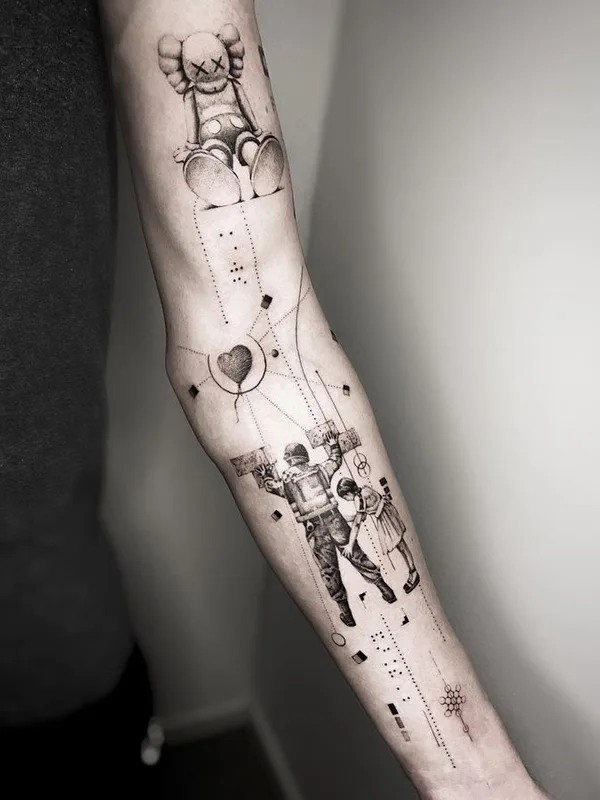 black and grey black and grey tatuaje en forearm #67650 | Tatuador Gergo Augusztiny